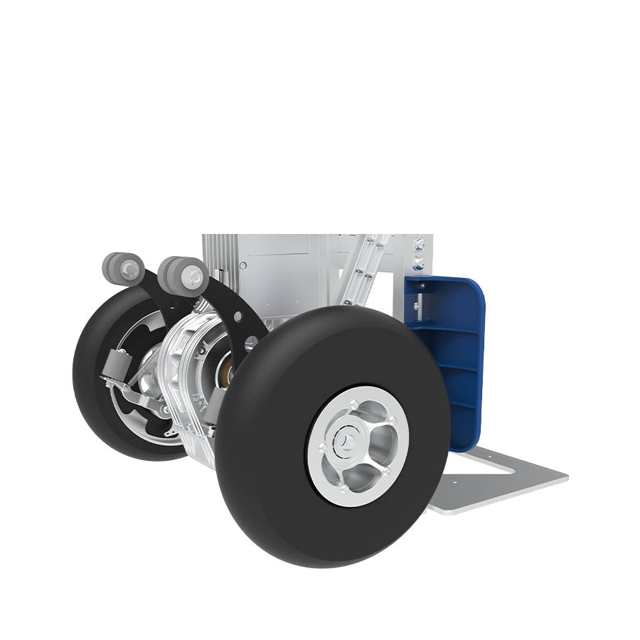 BetterWay Elektrisk Trappklättrare 250 kg, Aluminium med Broms