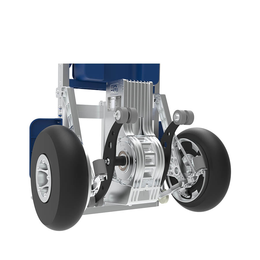 BetterWay Elektrisk Trappklättrare 250 kg, Aluminium med Broms
